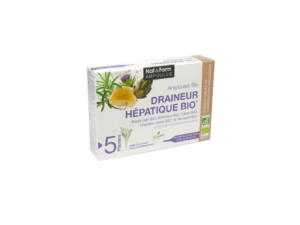 draineur hepatique foie detox ampoule plante nat form