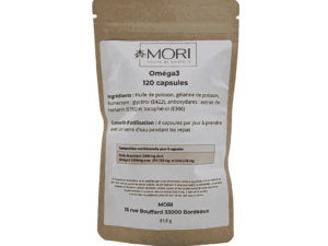 oméga3 capsule sachet recharge MORI complément