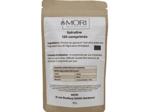 spiruline comprimé complément sachet recharge MORI