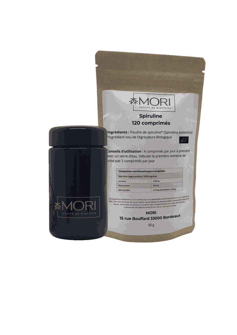 pack spiruline mori