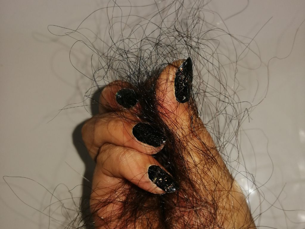 touffe de cheveux